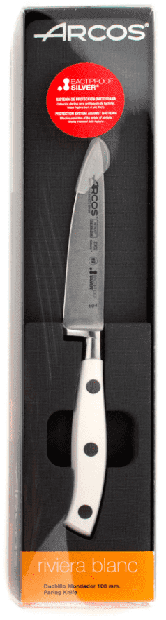 Нож для овощей 10см ARCOS Riviera Blanca из молибден-ванадиевой стали NITRUM, Испания